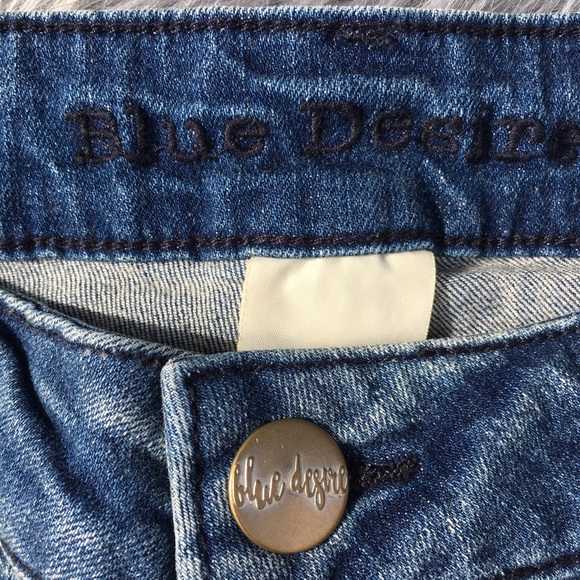 Blue Desire Denim Sequin Jeans Size 4 NWT - Picture 5 of 5